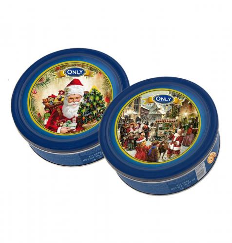 ONLY Butter Cookies Christmas Tin Mixed Box 454g Coopers Candy