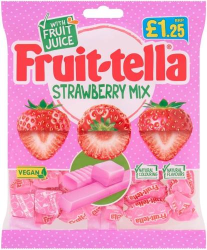 Fruit-tella Strawberry Mix 135g Coopers Candy