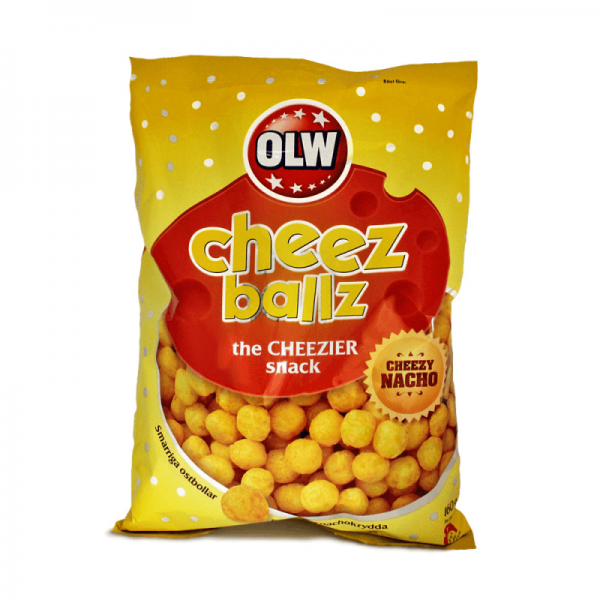 Kjøp OLW Cheez Ballz 160g hos Coopers Candy - Godteri på nettet