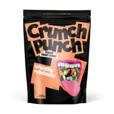 Crunch Punch Freeze-Dried Crunchy Rainbows 100g Coopers Candy