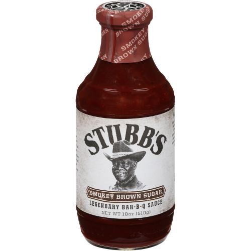 Stubbs Smokey Brown Sugar BBQ Sauce 510g Coopers Candy