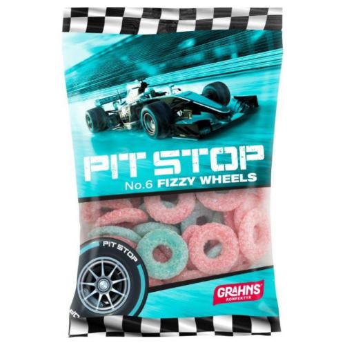 Pit Stop Fizzy Wheels 100g Coopers Candy