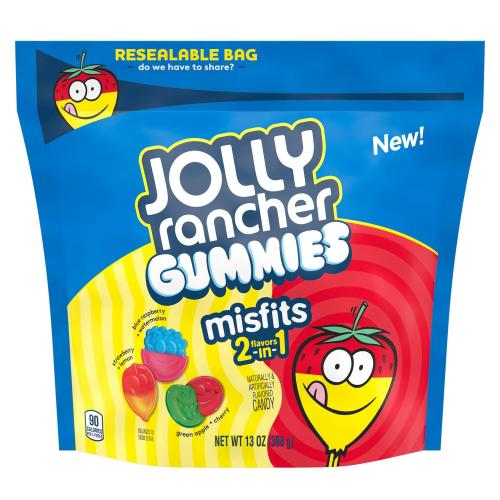 Jolly Rancher Misfits Gummies 368g(BF:2024-07-31) Coopers Candy