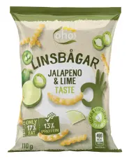 Oho! Linsbågar Jalapeno & Lime 100g Coopers Candy