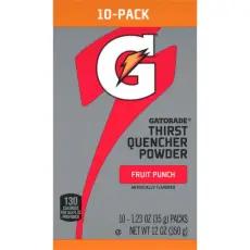 Gatorade Thirst Quencher Powder Fruit Punch 10-pack (350g) Coopers Candy