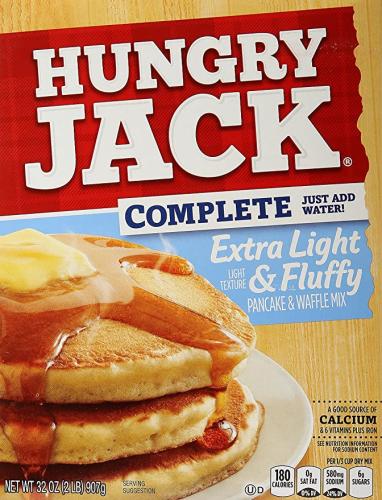 Hungry Jack Complete Extra Light & Fluffy Pancake Mix 907g Coopers Candy