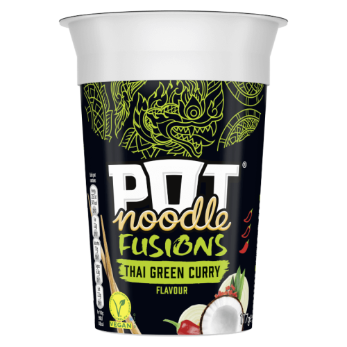 Pot Noodle Fusion Thai Green Curry 117g (BF: 2024-08-31) Coopers Candy