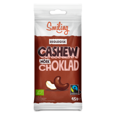 Smiling Cashew Mörk Choklad EKO 45g Coopers Candy