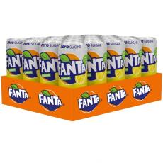 Fanta Lemon Zero 33cl x 20st (helt flak) Coopers Candy