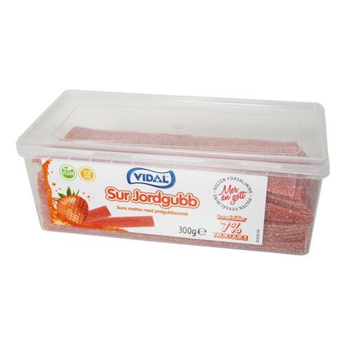 Vidal Sura Jordgubbsmattor 300g Coopers Candy