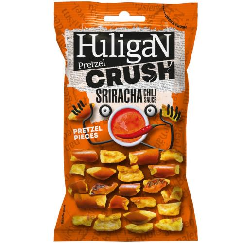 Huligan Pretzel Crush - Sriracha Chili Sauce 65g(BF:2025-02-08) Coopers Candy