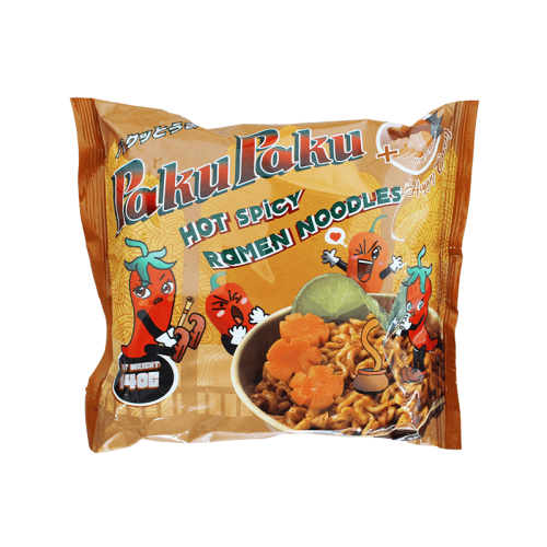 PakuPaku Ramen Nudlar - Happy Curry 140g(BF:2024-11-03) Coopers Candy