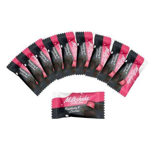 Mormor Lisas Milkshake Raspberry & Licorice 10-pack Coopers Candy