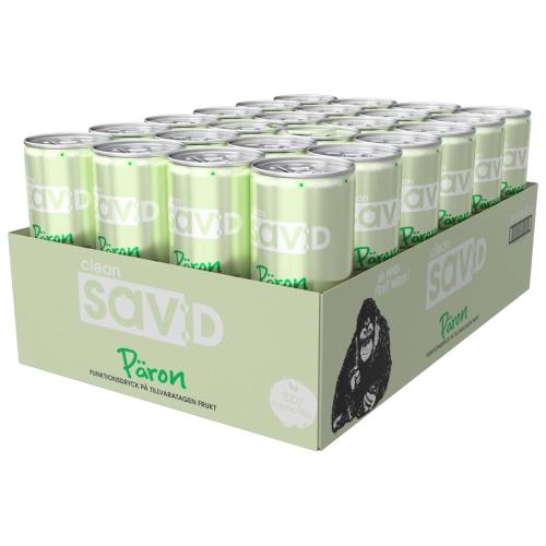 Clean Drink Sav:D - Päron 33cl x 24st (helt flak) Coopers Candy