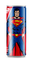 Superhero Läsk Superman Sour Blue Raspberry 25cl Coopers Candy