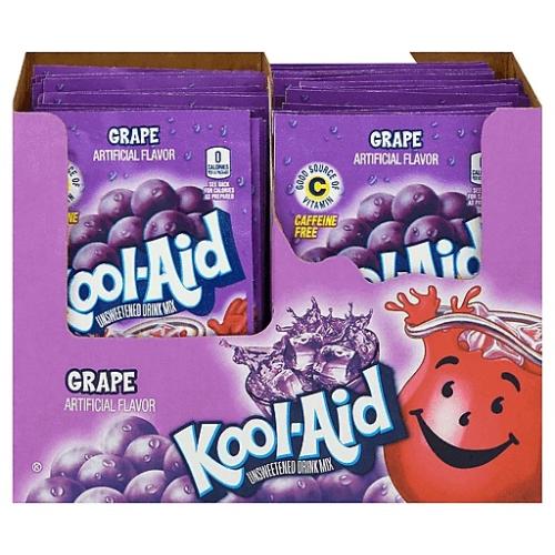 Kool-Aid Soft Drink Mix - Grape x 48st (hel låda) Coopers Candy