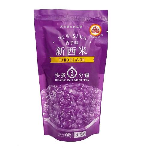 Wufuyuan Tapioca Pearl - Sago Style Taro 250g Coopers Candy