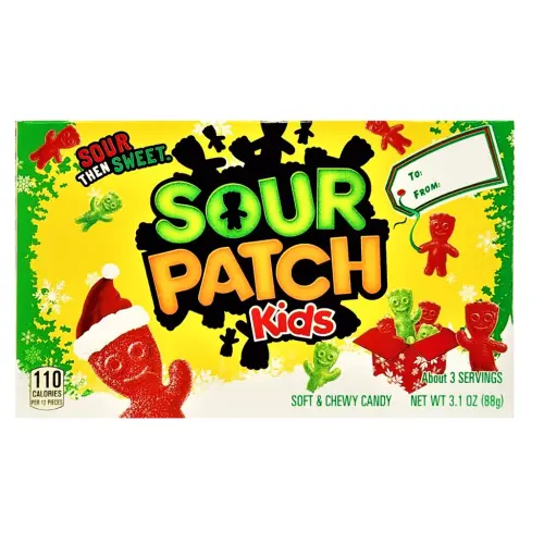 Sour Patch Kids Xmas box 88g Coopers Candy