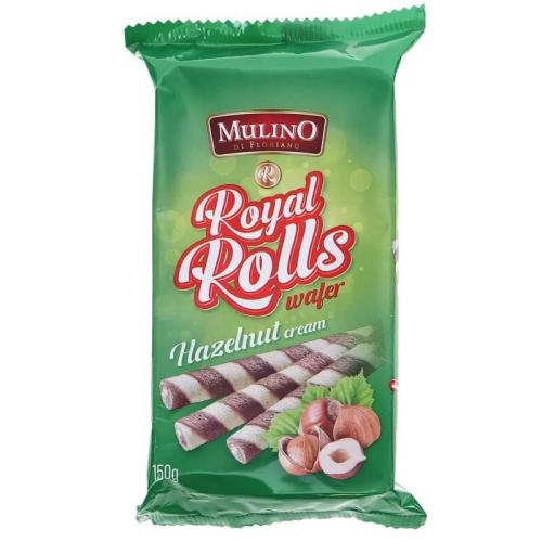 Mulino Wafer Rolls Hazelnut Cream 150g(BF.2024-11-15) Coopers Candy