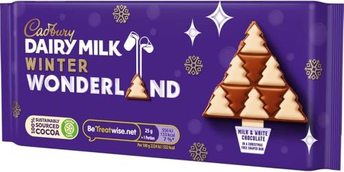 Cadbury Dairy Milk Winter Wonderland Chocolate Bar 100g Coopers Candy