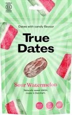 True Dates Sour Watermelon 100g Coopers Candy