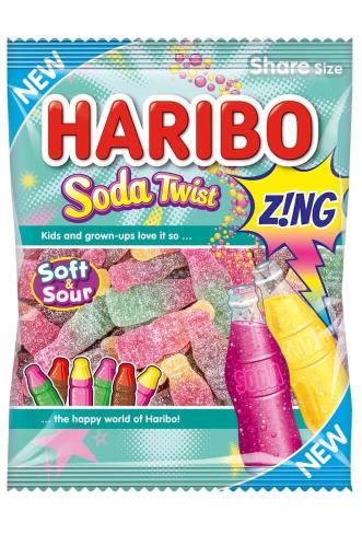 Haribo Soda Twist Zing 160g Coopers Candy