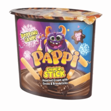 Pappi Choco & Sticks med poppande godis 55g Coopers Candy