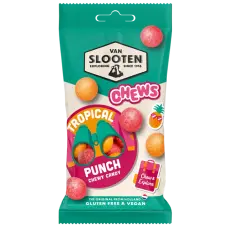 Van Slooten Chews - Tropical Punch 60g Coopers Candy