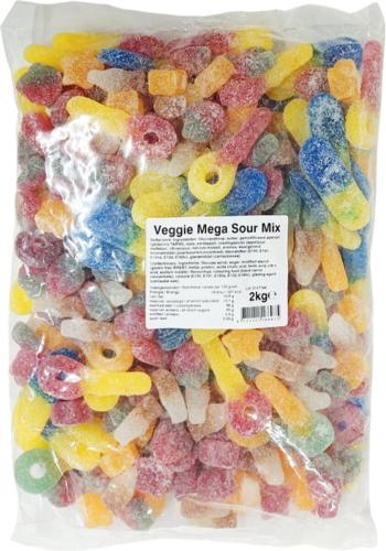 S&C Veggie Mega Sour Mix 2kg Coopers Candy