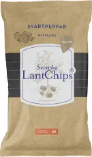 Svenska Lantchips Svartpeppar Räfflade 200g Coopers Candy