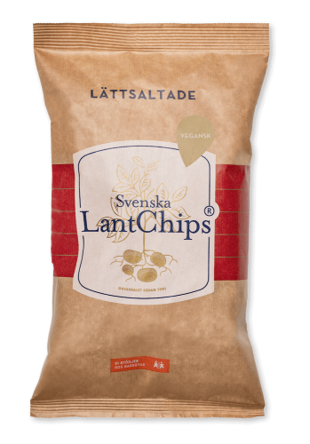 Svenska Lantchips Lättsaltade 200g Coopers Candy