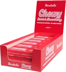 Barebells Protein Bar Strawberry Chewy Santa 40g x 18st Coopers Candy