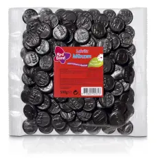 Red Band Lakritz Münzen 500g Coopers Candy