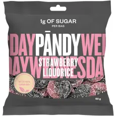 Pandy Candy Strawberry/Liquorice 50g Coopers Candy