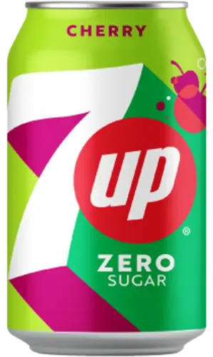 7UP Cherry ZERO 355ml Coopers Candy