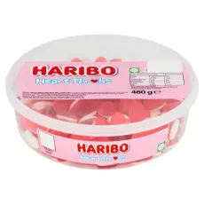 Haribo Tubs Heart Throbs 480g Coopers Candy