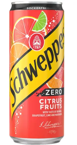 Schweppes Zero Citrus Fruits 33cl Coopers Candy