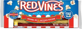 Red Vines Buttered Popcorn & Original Red Twists 113g Coopers Candy