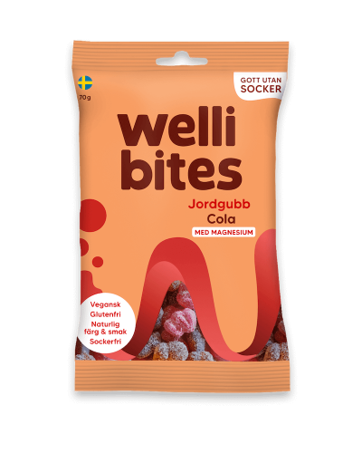 Wellibites Jordgubb & Cola 70g Coopers Candy