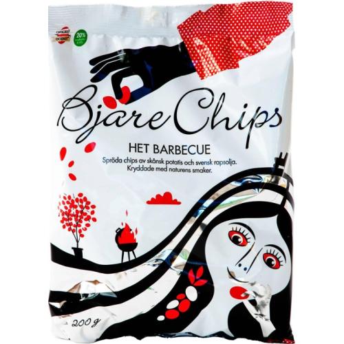 Bjäre Chips Het Barbecue 200g (BF:2024-11-14) Coopers Candy