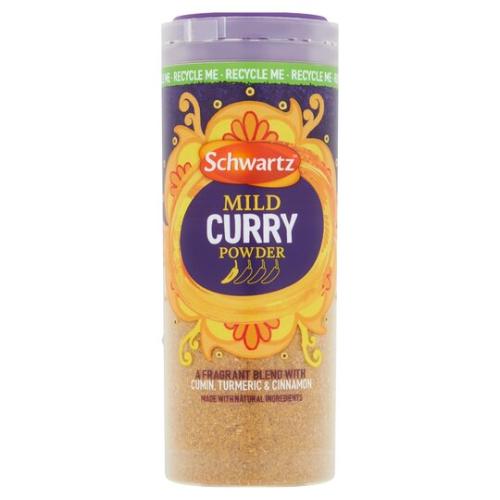 Schwartz Curry Powder Mild 85g (BF: 2024-10-11) Coopers Candy