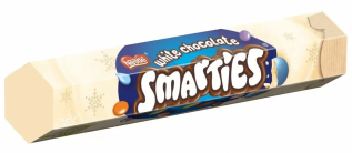 Smarties White Chocolate Giant Hexatube 120g Coopers Candy