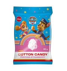 Paw Patrol Cotton Candy Popping Strawberry 30g Coopers Candy