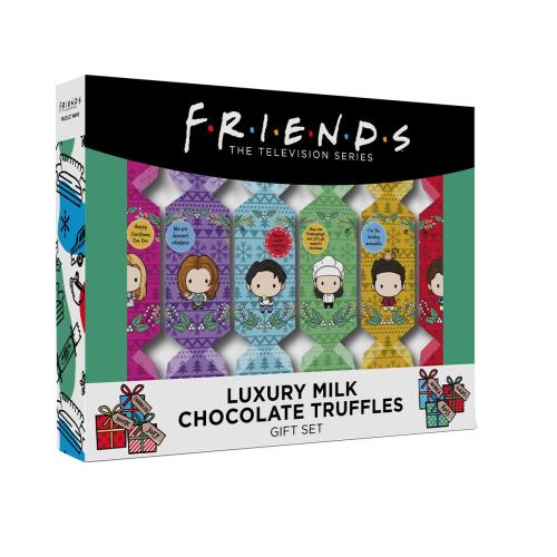 Friends Luxury Milk Choc Truffles Cracker Set 300g(BF:2024-08-08) Coopers Candy