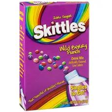 Skittles Singles to Go 6 pack - Wild Berry Punch 15g Coopers Candy