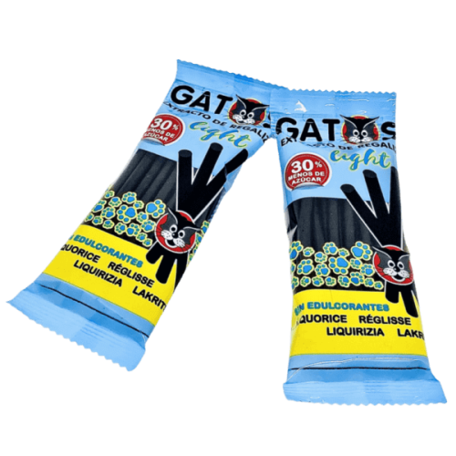 Gatos Regaliz Bolsa Light 76g (1st) Coopers Candy