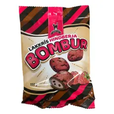 Freyja Bombur Lakrits Hallon 150g Coopers Candy