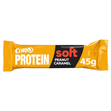 Corny Soft Protein Peanut Caramel 45g Coopers Candy