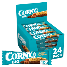 Corny Big Salt Caramel 40g x 24st (hel låda) Coopers Candy