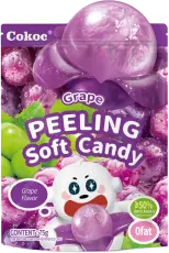 Cokoc 3D Peelable Soft Candy Grape 75g Coopers Candy